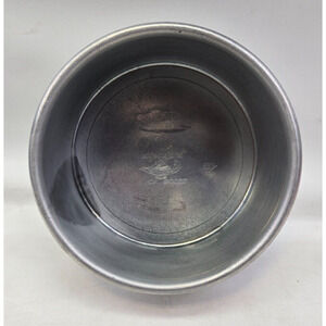 MAGIC LINE Cake Pan Round 6”X 3” L.A. CA Heavy Aluminum Vintage - Made In USA